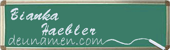 Bianka Haebler Visitenkarte